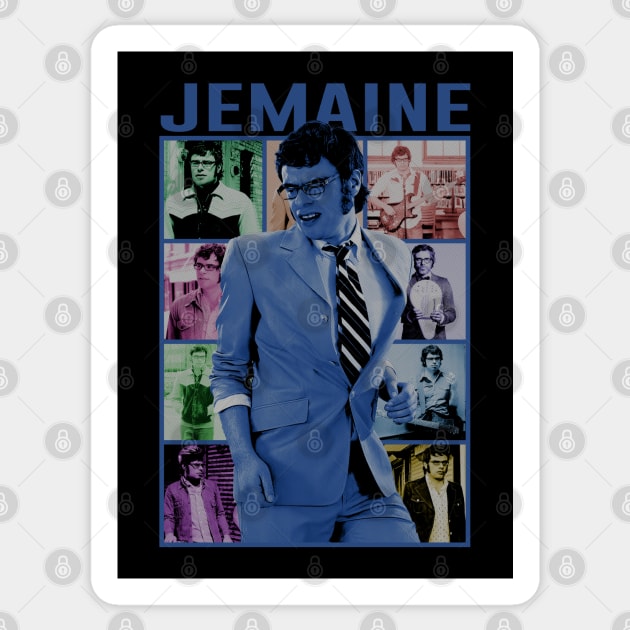 Jemaine Clement Iconic Collage Shirt – Flight of the Conchords Tribute Sticker by Tv Moments
